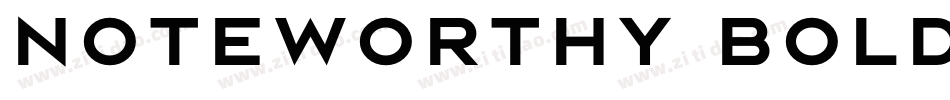 noteworthy bold字体转换